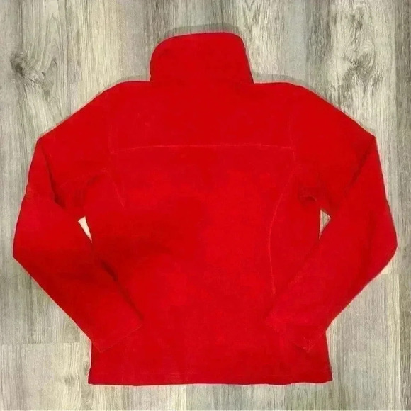 Columbia Sportswear Full Zip Up Pockets Fleece Jacket Coral Long Sleeve Size L - Picture 7 of 7